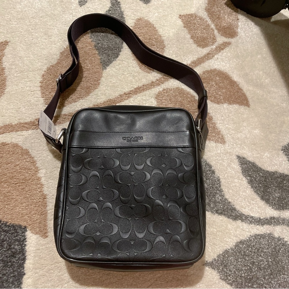 Coach Charles Flight Bag In Signature Crossgrain